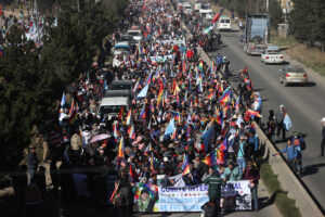 Marcha en Bolivia busca inscribir a Evo Morales como candidato presidencial